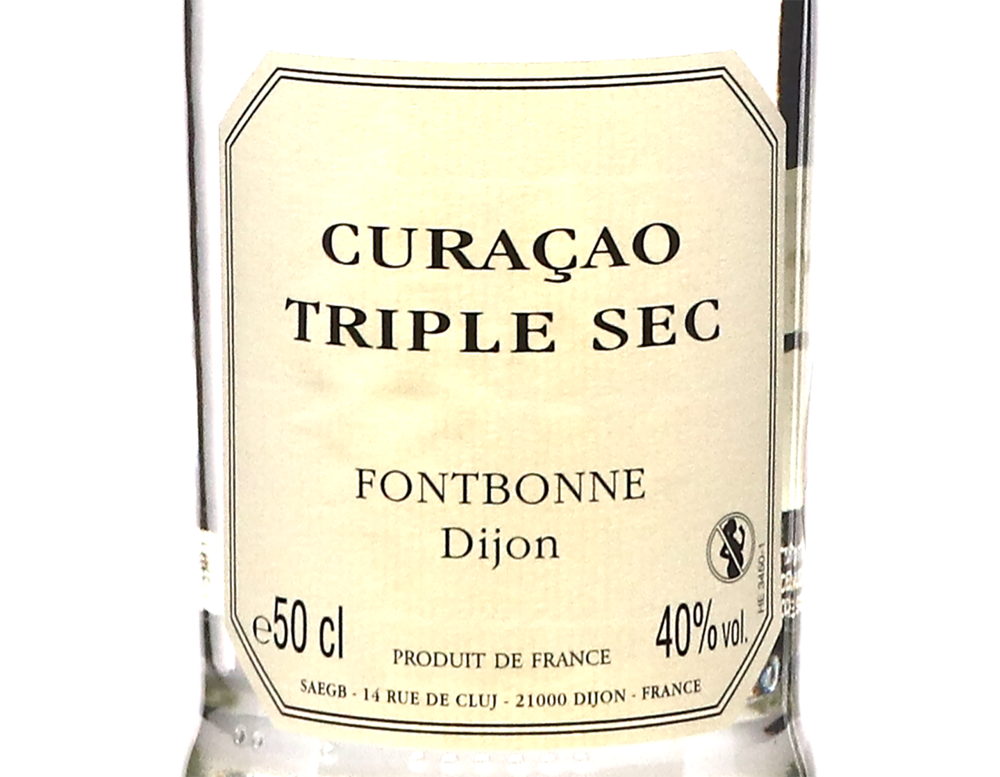 Curacao Triple Sec Fontbonne 40% 50cl