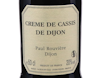 Creme de Cassis de Dijon Paul Rouviere 20% 50cl view 2