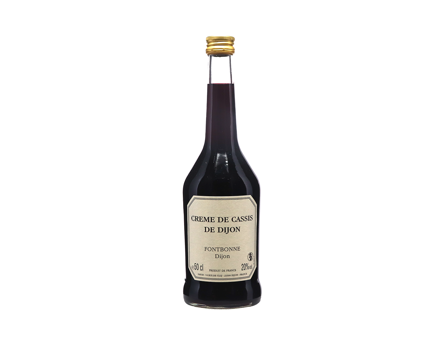 Creme de Cassis de Dijon Fontbonne 20% 50cl
