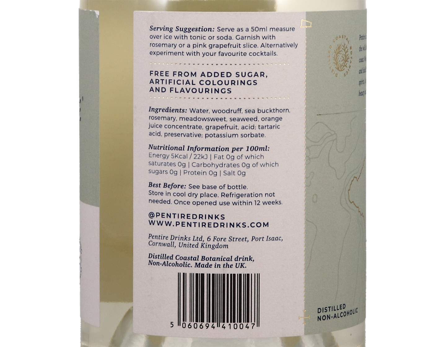 Pentire Seaward Botanical Non-Alcoholic Spirit