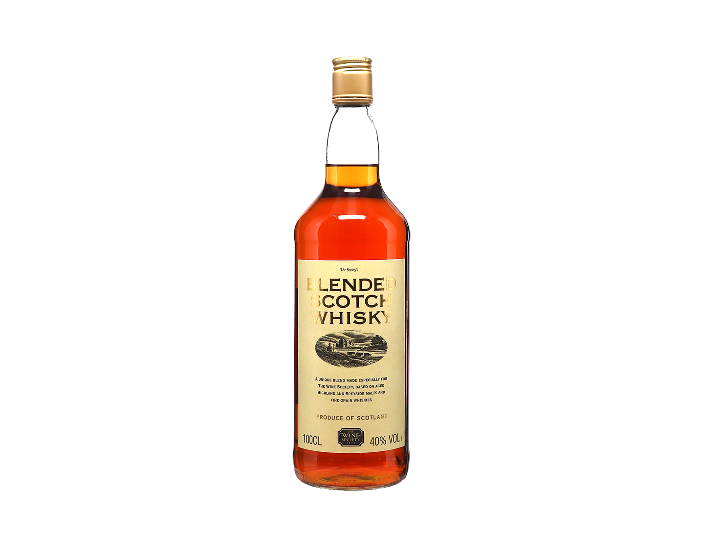 Litre of The Society's Blended Scotch Whisky 40%