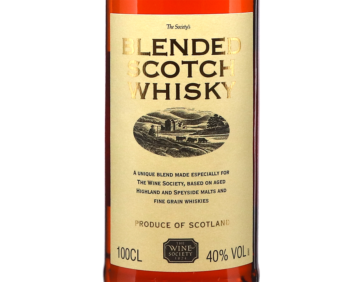 Litre of The Society’s Blended Scotch Whisky 40%