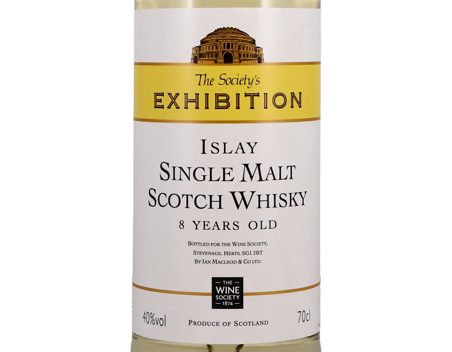 The Society's Exhibition Islay Single Malt Scotch Whisky 8 years old 40%