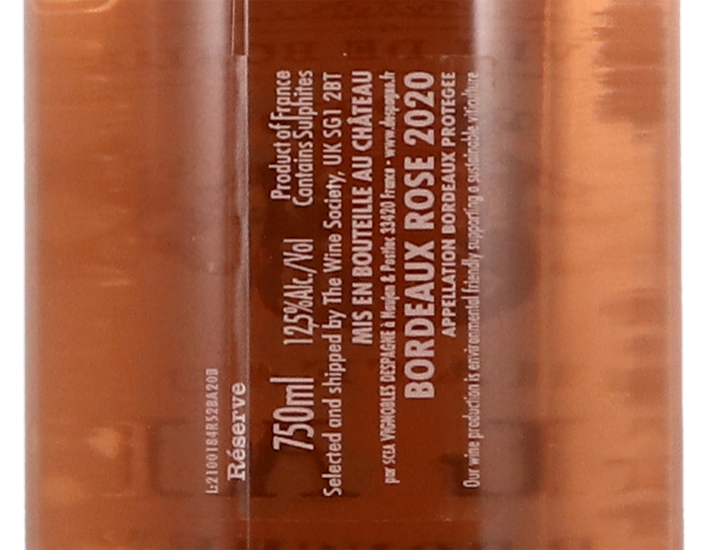 Ch Bel Air Perponcher Reserve Bordeaux Rose 2020