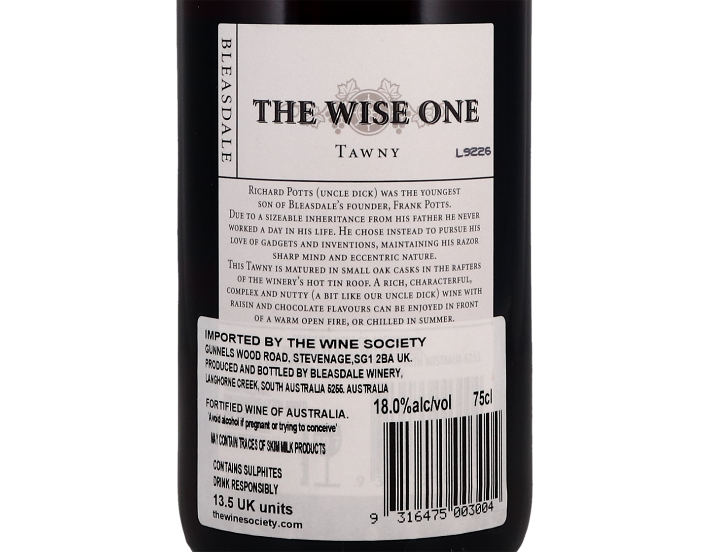 Bleasdale The Wise One Tawny