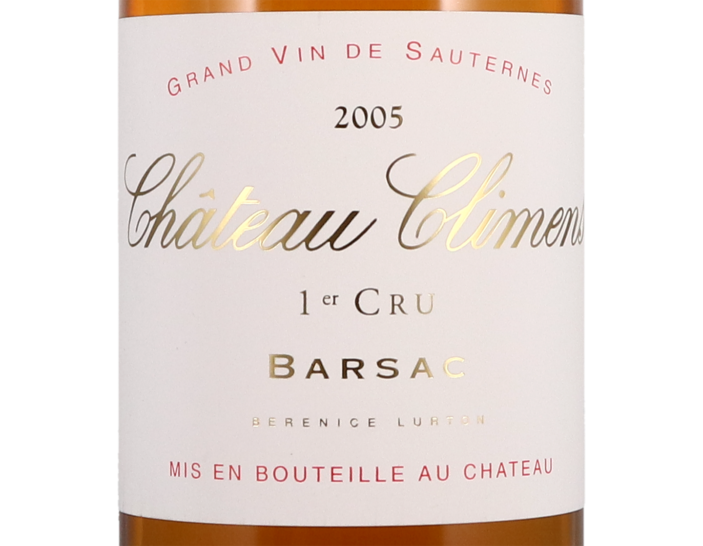 Ch Climens 2005 Barsac