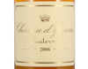 Ch D'Yquem 2006 Sauternes view 2