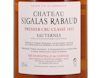 Ch Sigalas Rabaud 2010 Sauternes view 3