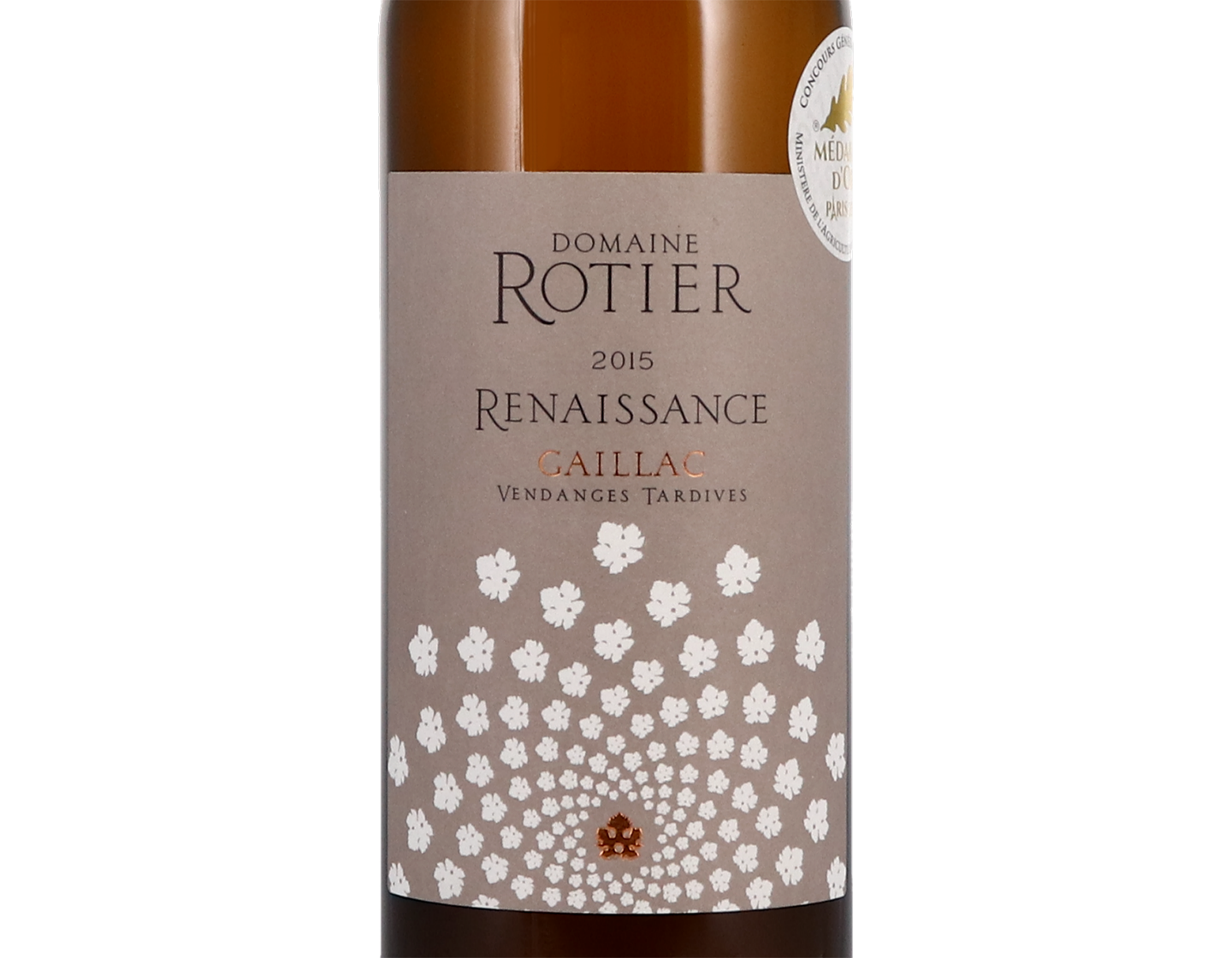 Gaillac Vendanges Tardive Renaissance Domaine Rotier 2016 50cl