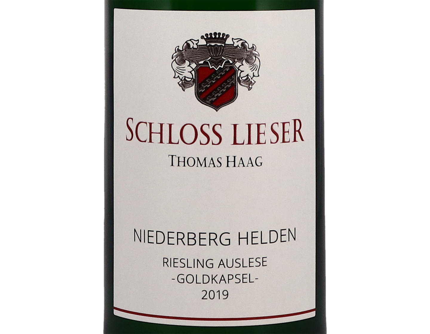 Lieser Niederberg Helden Riesling Auslese Goldcap Schloss Lieser 2019