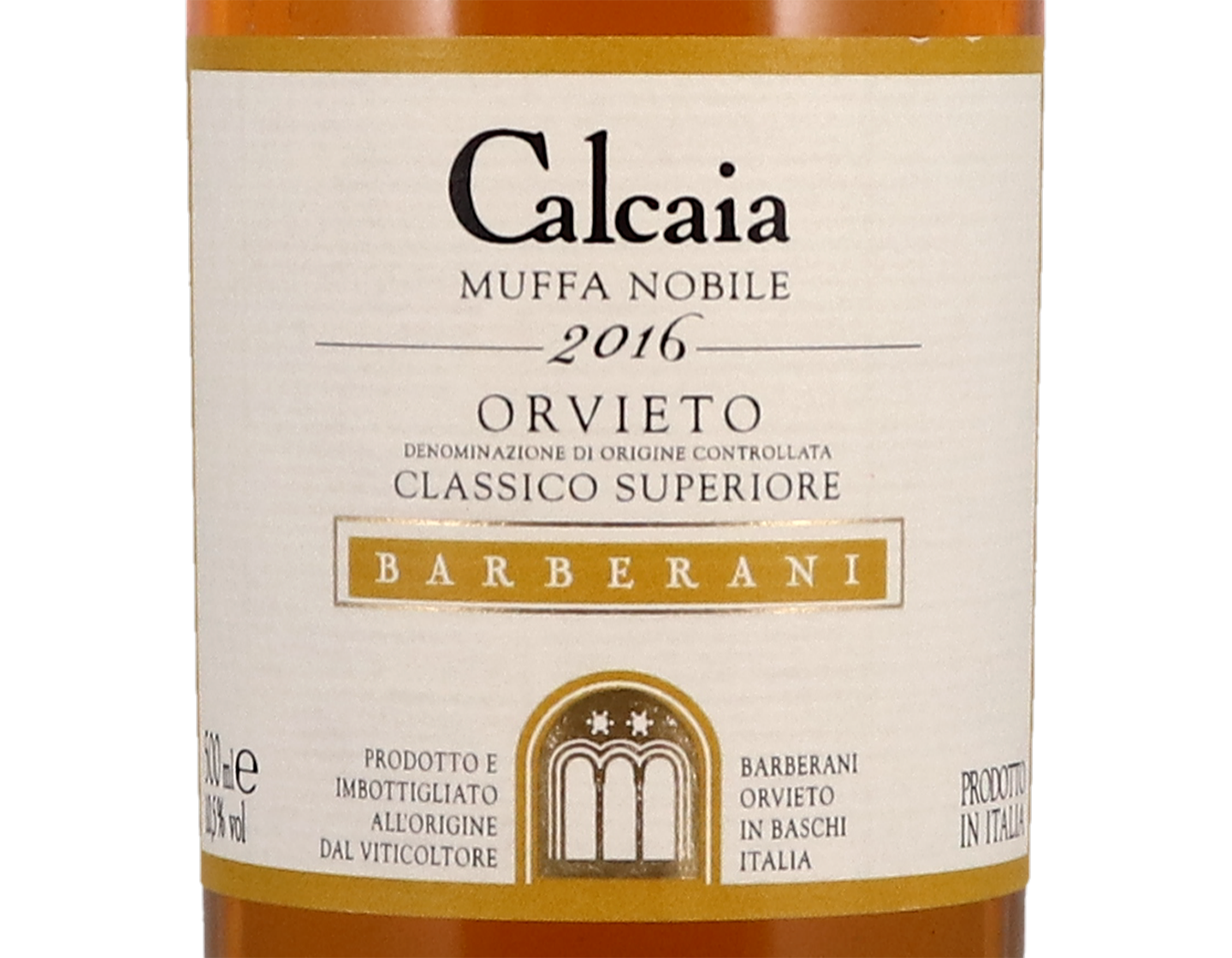 Calcaia Orvieto Classico Superiore Muffa Nobile Barberani 2016 50cl Organic