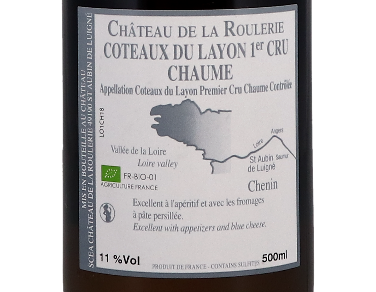 Coteaux du Layon 1er Cru Chaume ORGANIC Ch de la Roulerie 2018