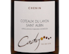Coteaux du Layon St Aubin ORGANIC Domaine Cady 2019 view 2