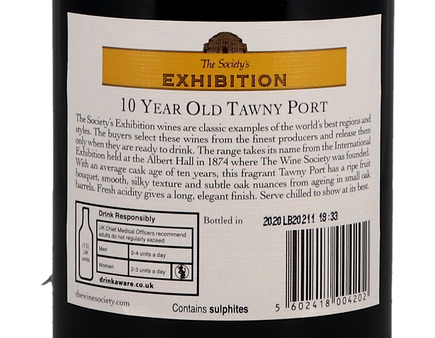 The Society's Exhibition Tawny Port, 10 years old