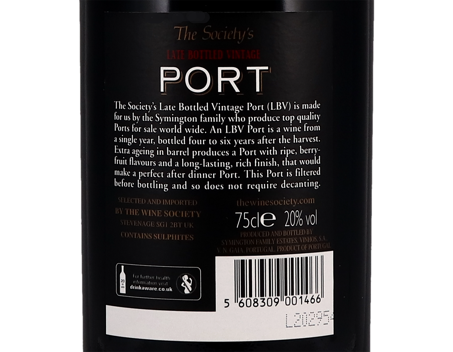 The Society's LBV Port 2015