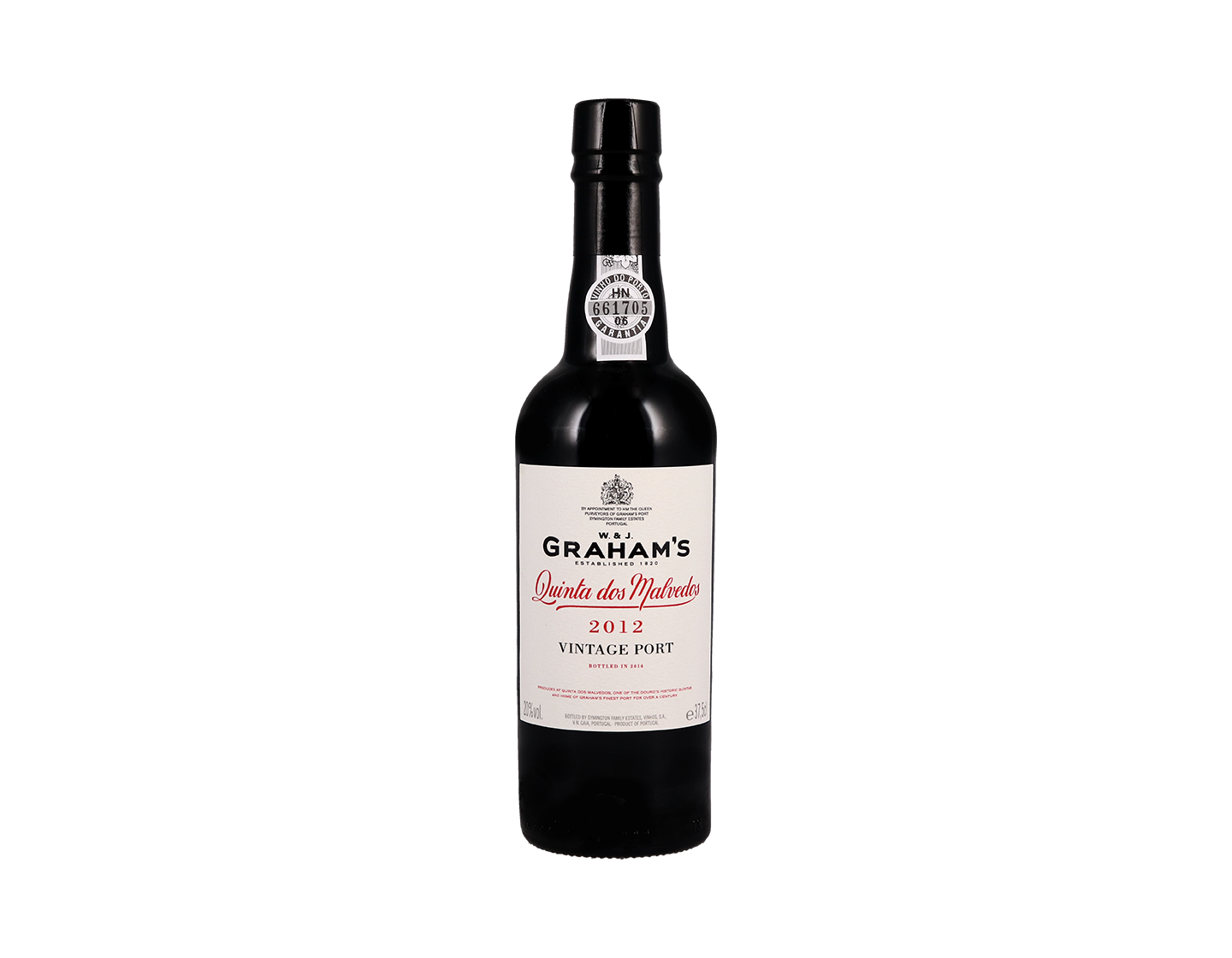 Half bottle of Graham Quinta dos Malvedos Vintage Port 2012
