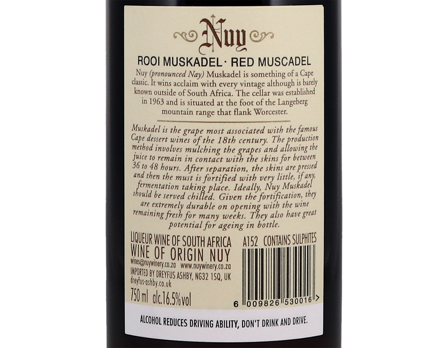 Nuy Red Muskadel