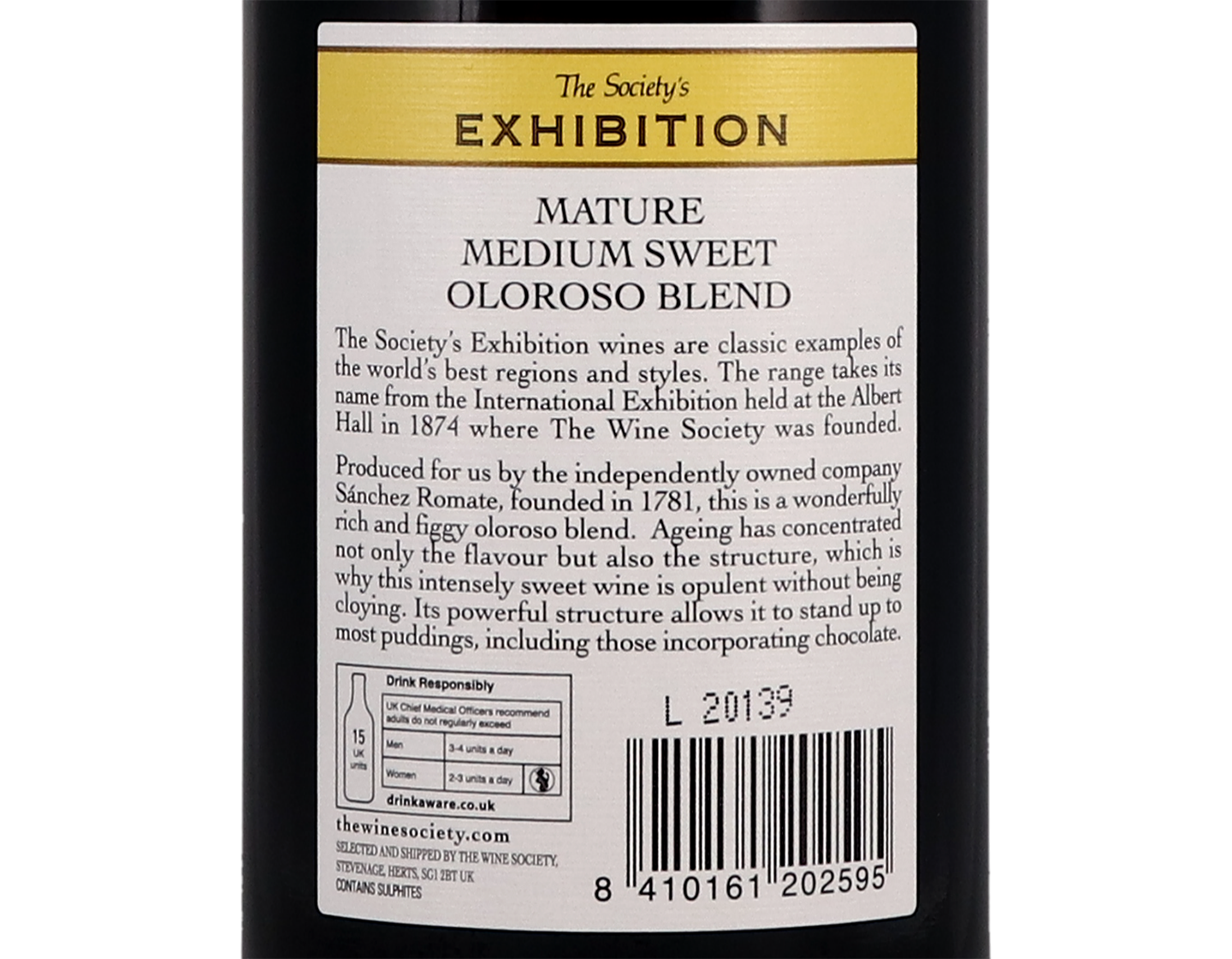The Society's Exhibition Mature Medium Sweet Oloroso Blend