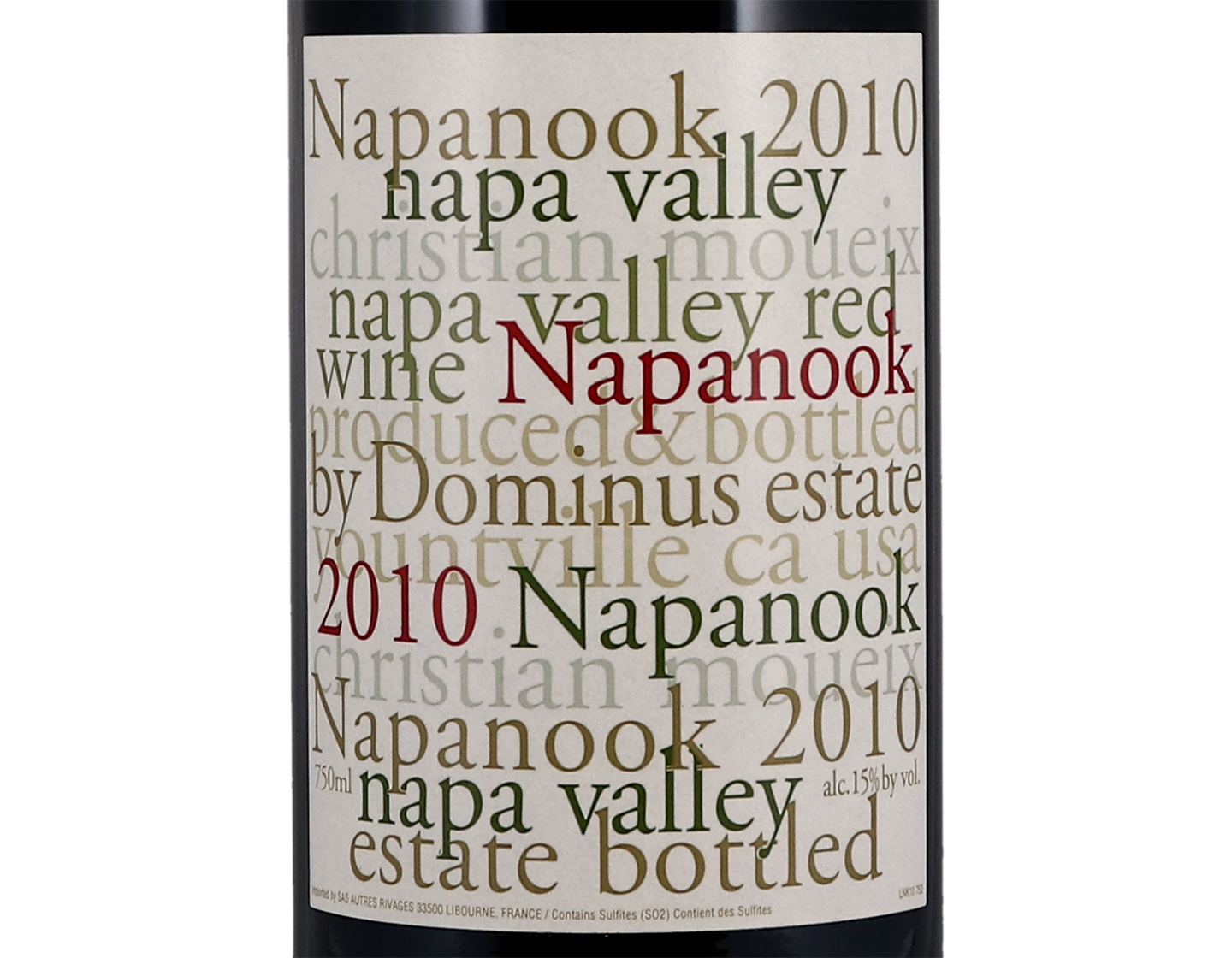 Napanook Napa Valley 2010