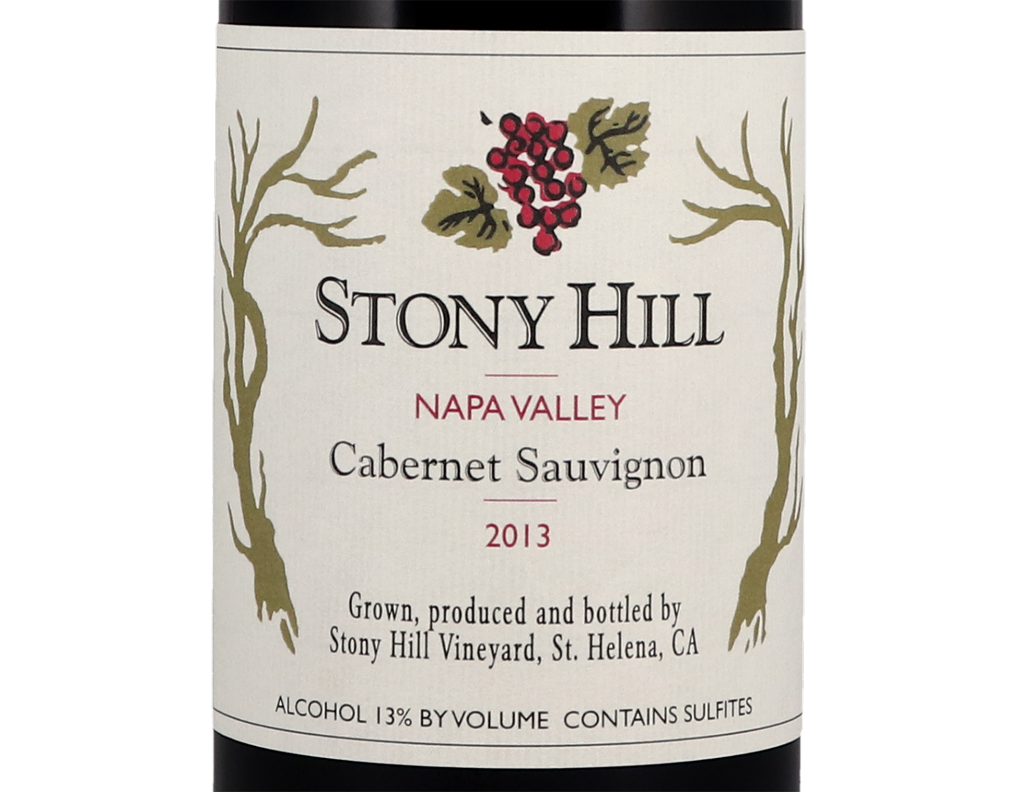 Stoney Hill Napa Cabernet Sauvignon 2013
