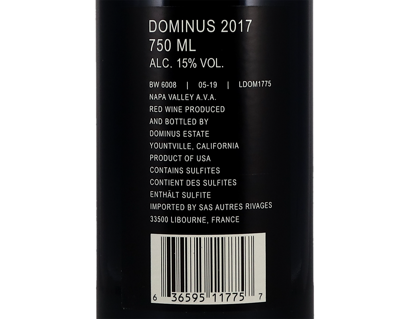 Dominus Napa Valley 2017