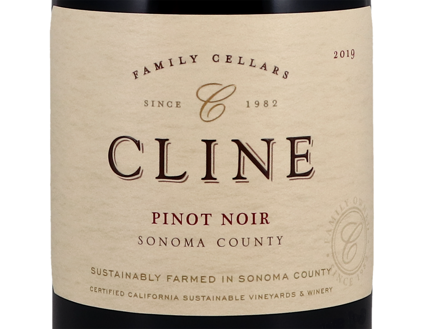 Cline Sonoma County Pinot Noir 2019