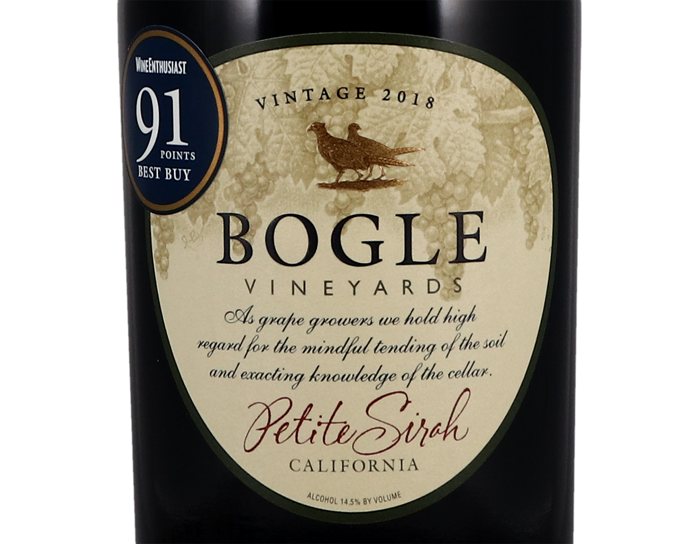 Bogle Californian Petite Sirah 2018