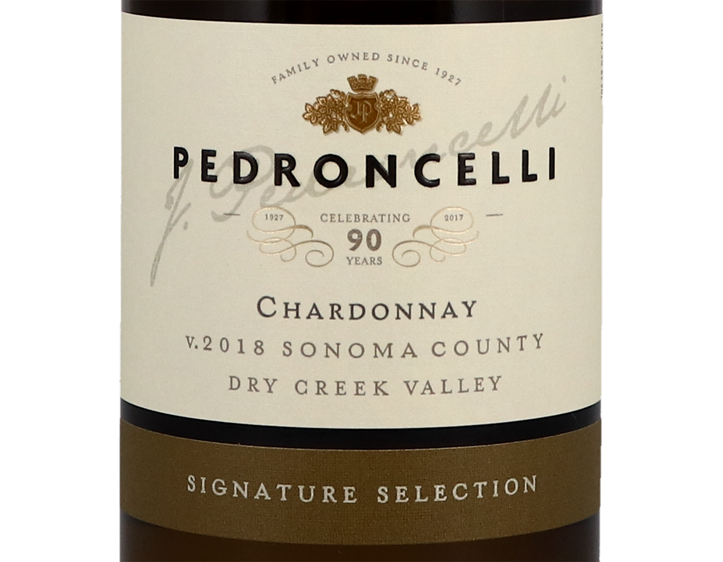 Pedroncelli Dry Creek Valley Sonoma County Chardonnay 2018