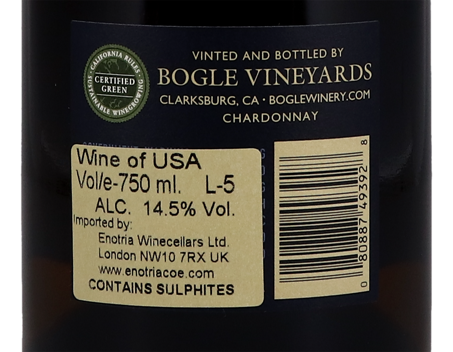 Bogle Vineyard California Chardonnay 2019
