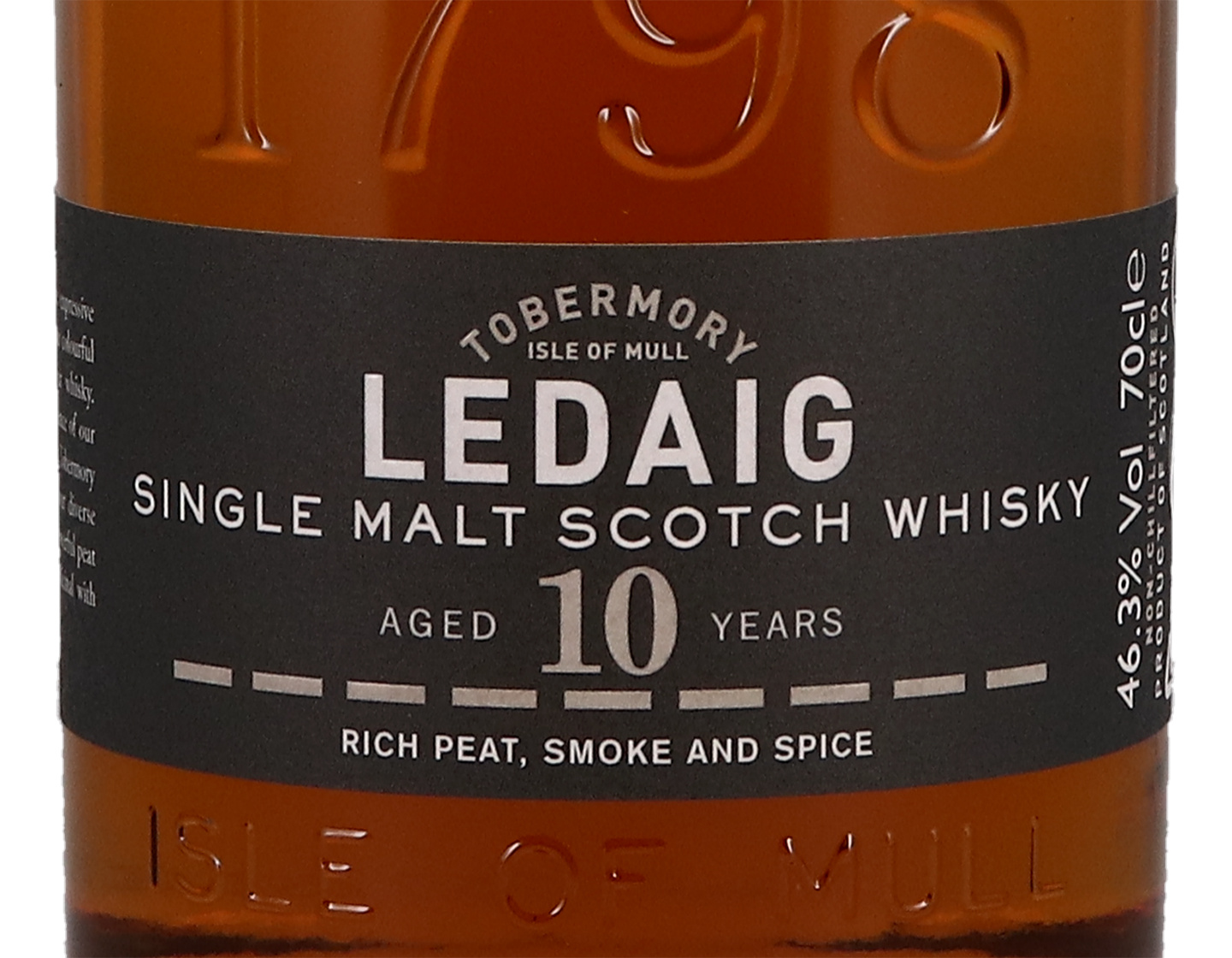 Ledaig Isle of Mull Single Malt Scotch Whisky 10 year old 46.3%