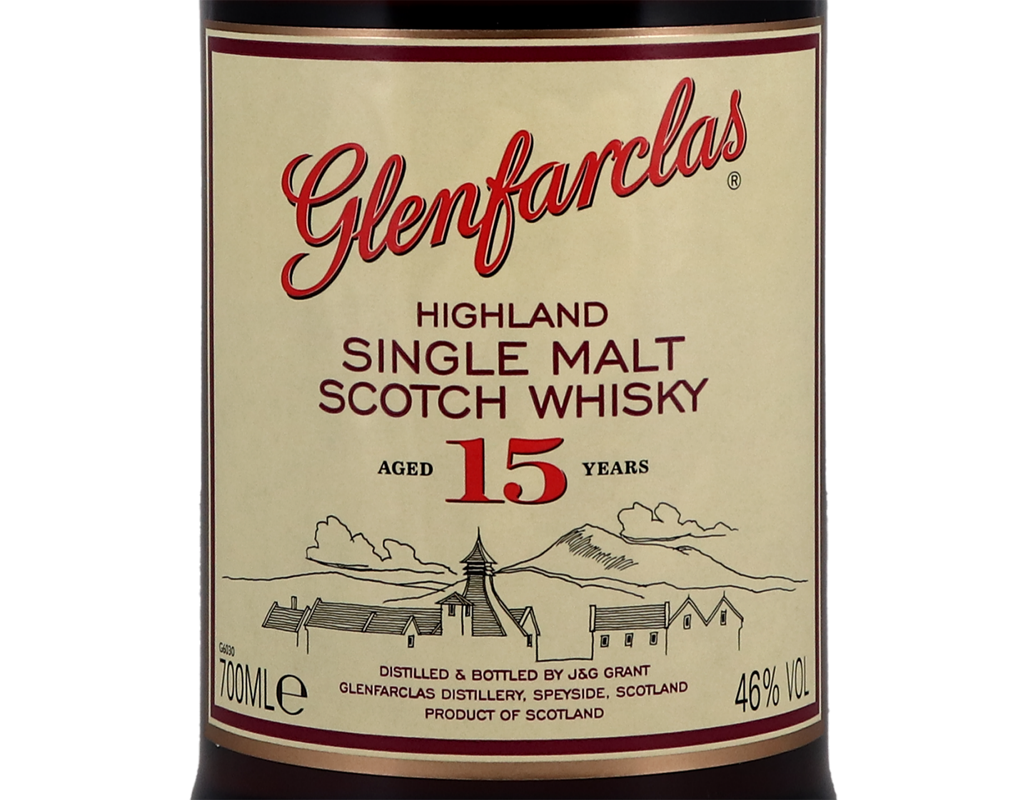 Glenfarclas Speyside Single Malt Scotch Whisky 15 year old 46%