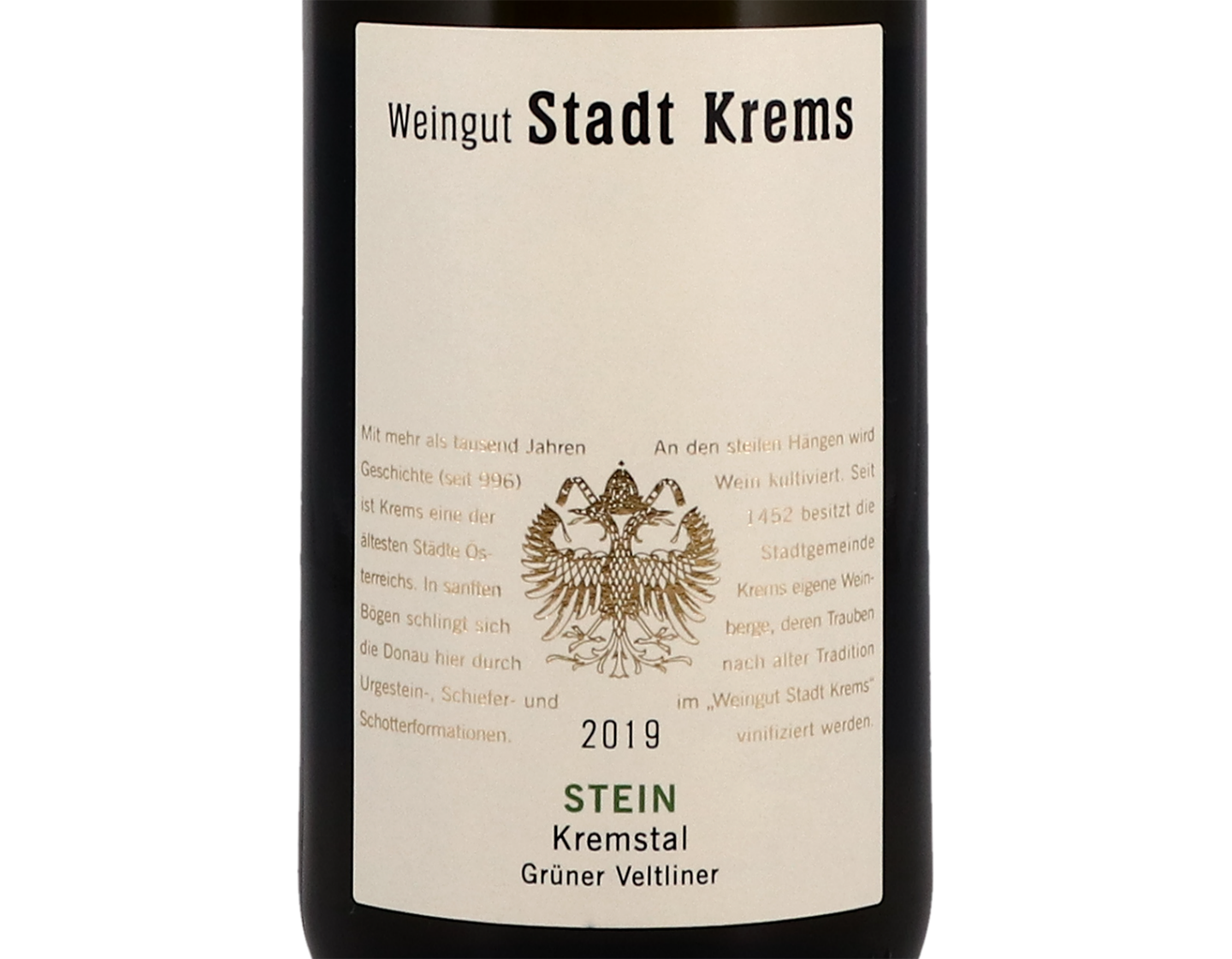 Stadt Krems Stein Grüner Veltliner, Kremstal 2019