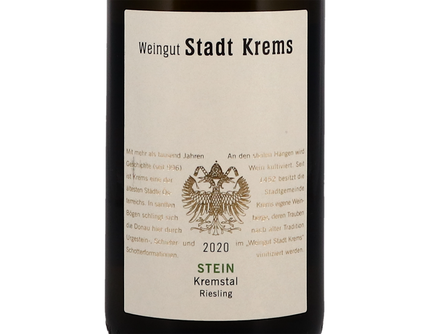 Stadt Krems Stein Riesling, Kremstal 2020