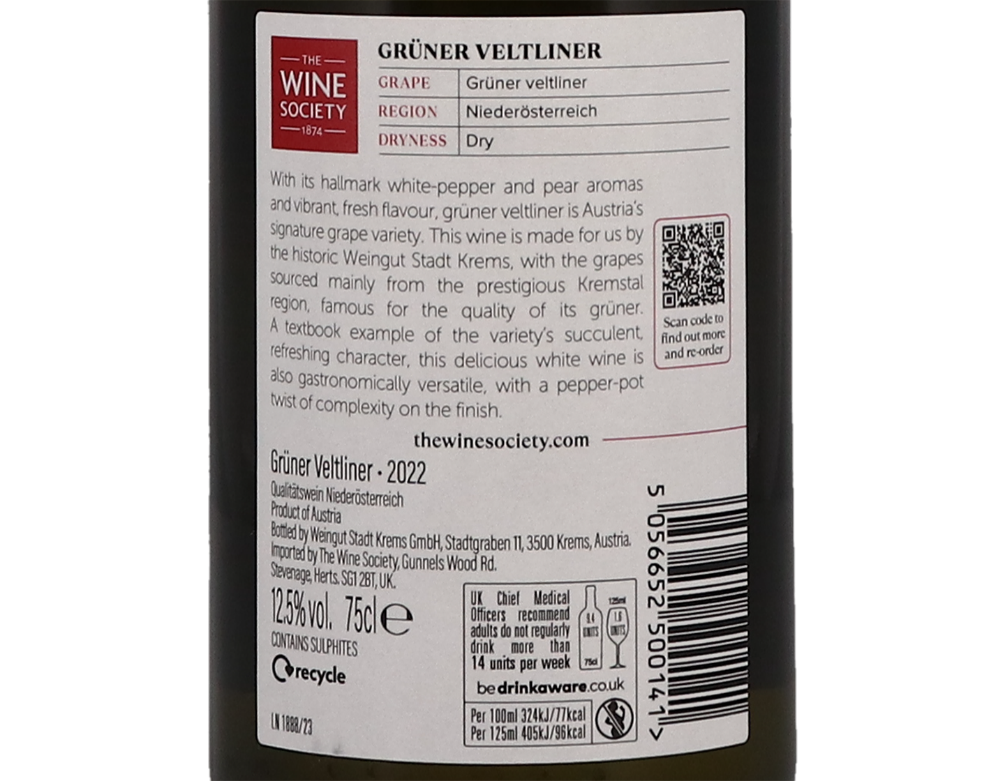 The Society's Gruner Veltliner 2022