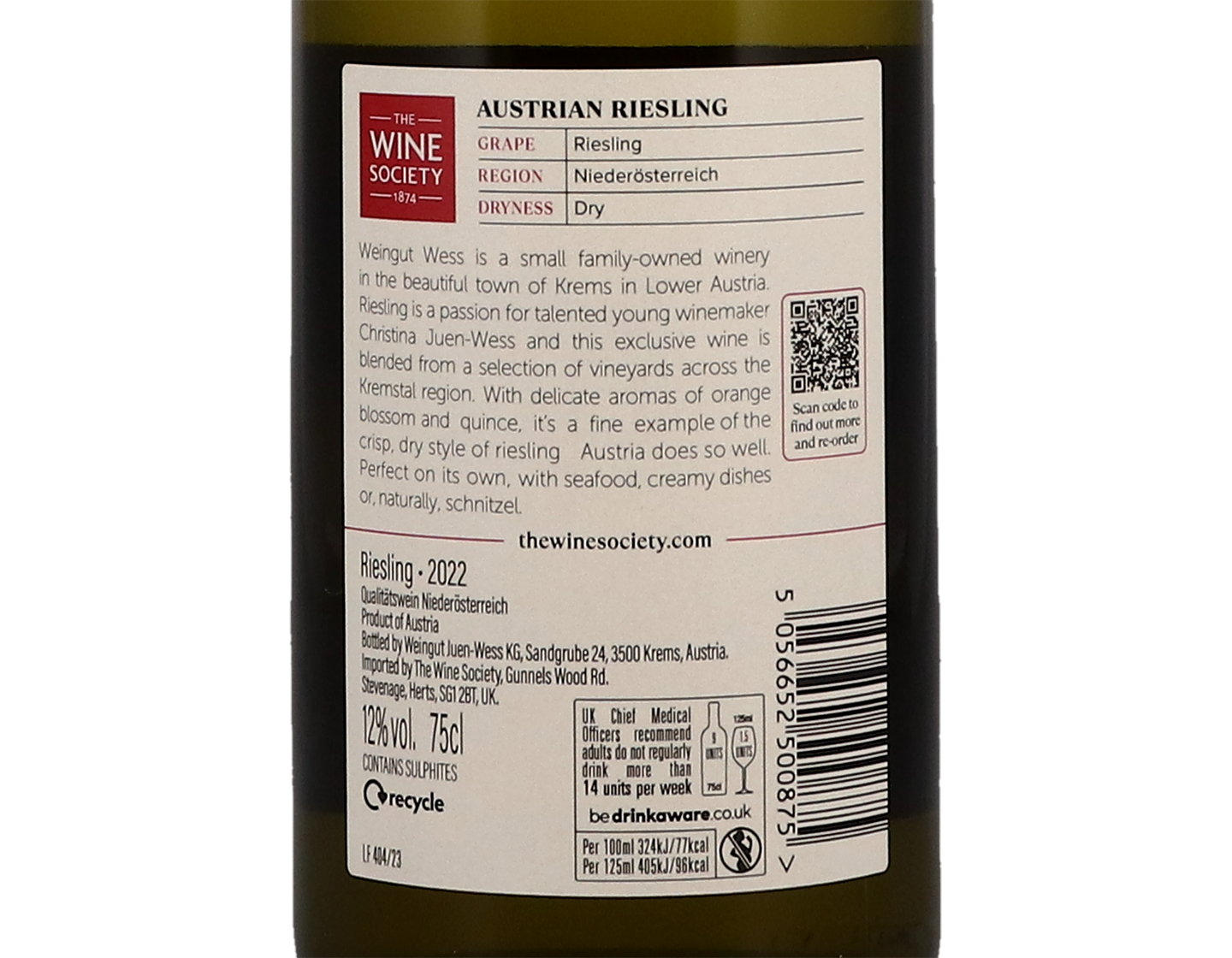 The Society's Austrian Riesling 2022