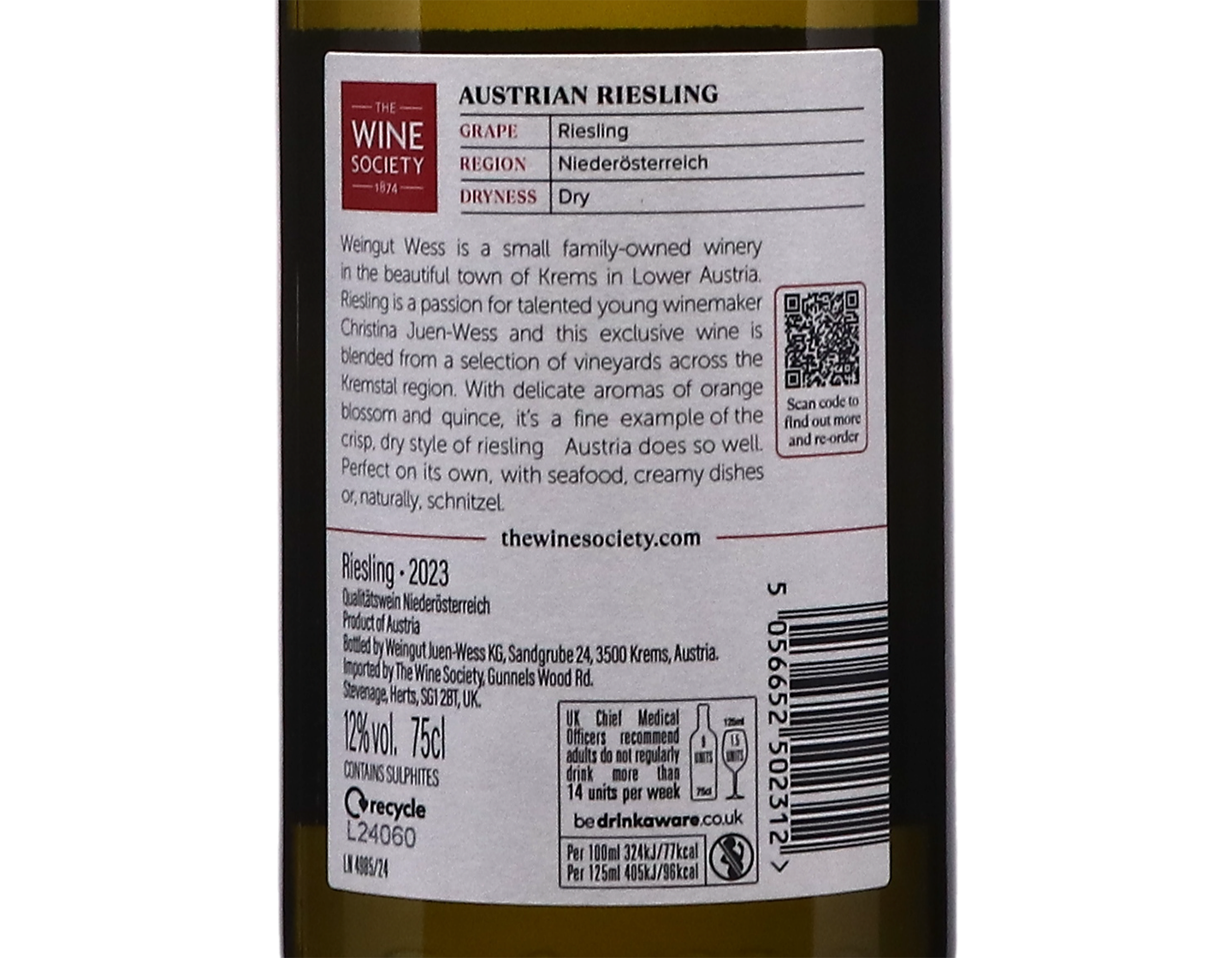 The Society's Austrian Riesling 2023