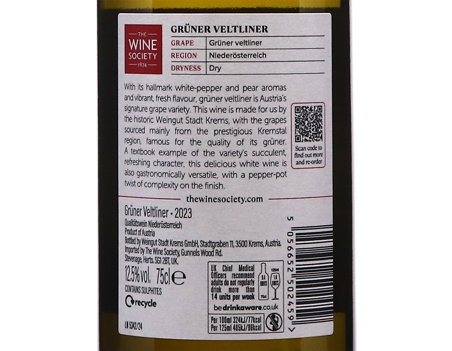 The Society's Gruner Veltliner 2023
