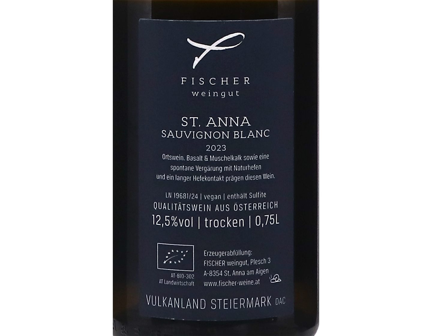 Weingut Fischer 'St. Anna' Sauvignon Blanc, Steiermark 2023