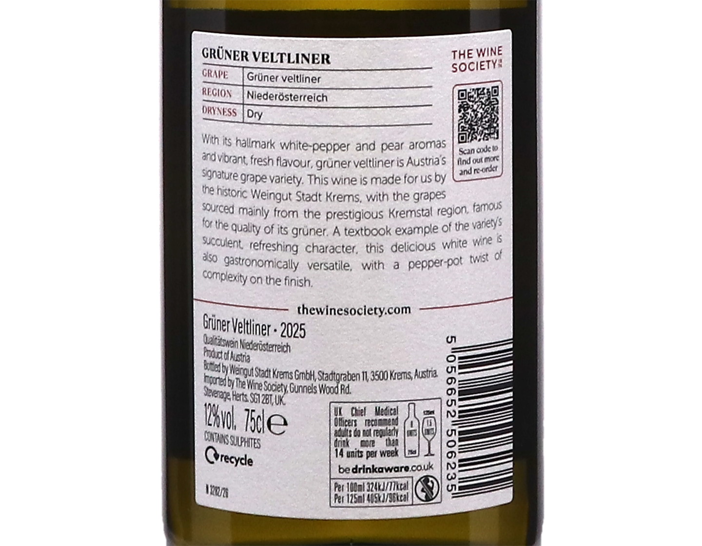 The Society's Gruner Veltliner 2025