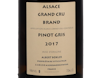 Pinot Gris Grand Cru Brand Domaine Boxler 2017 view 3