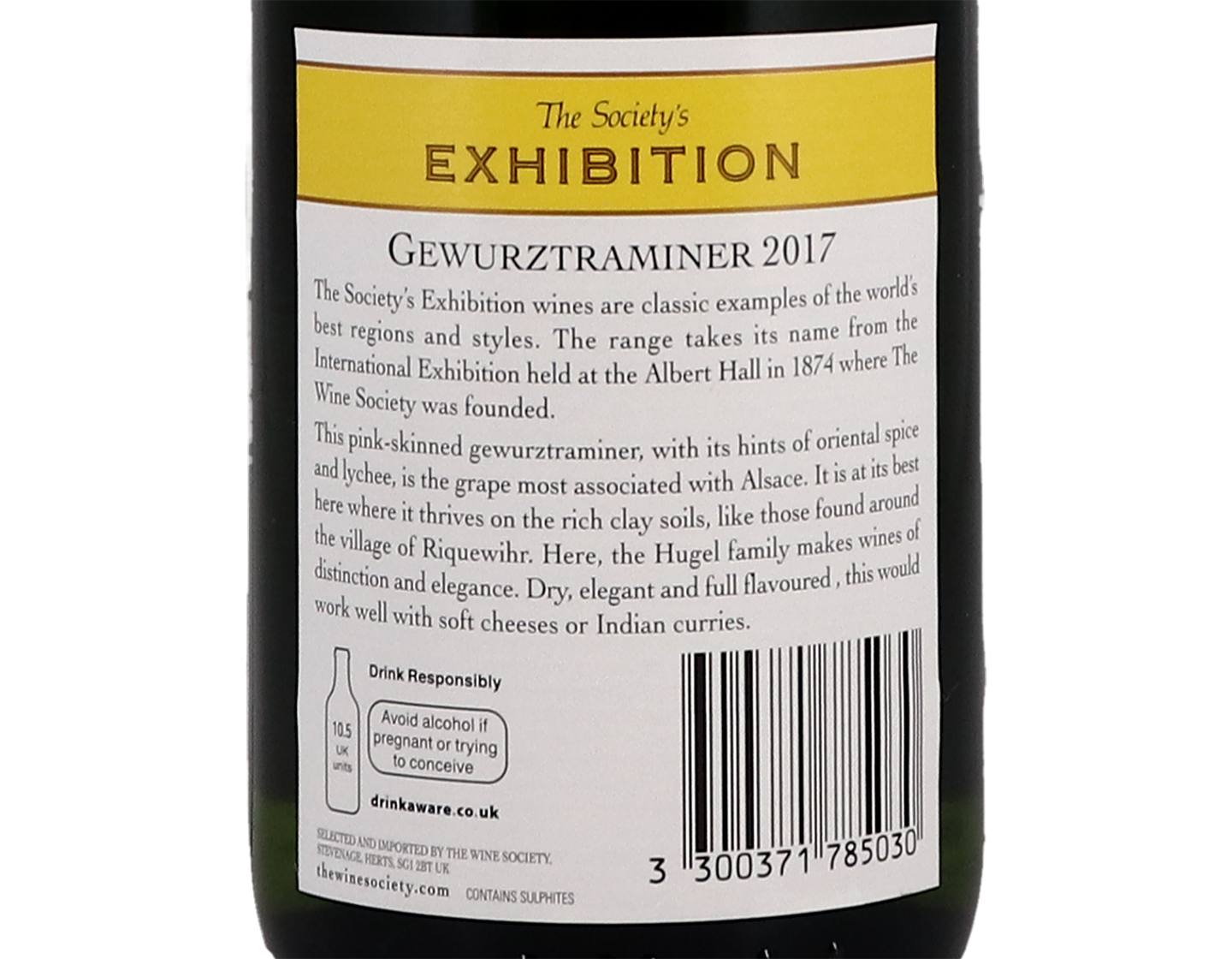 The Societys Exhibition Alsace Gewurztraminer 2017