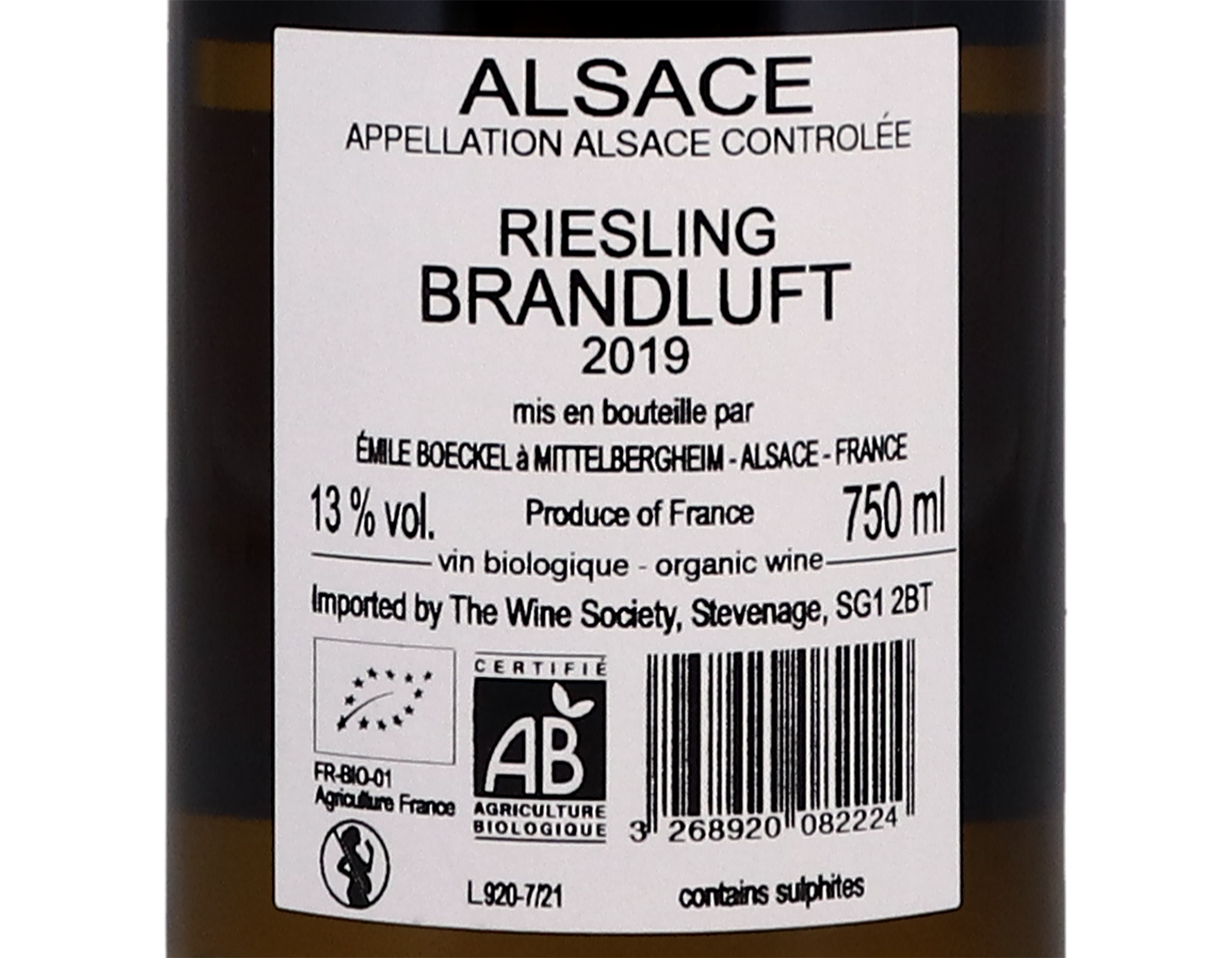 Riesling Brandluft, Boeckel 2019