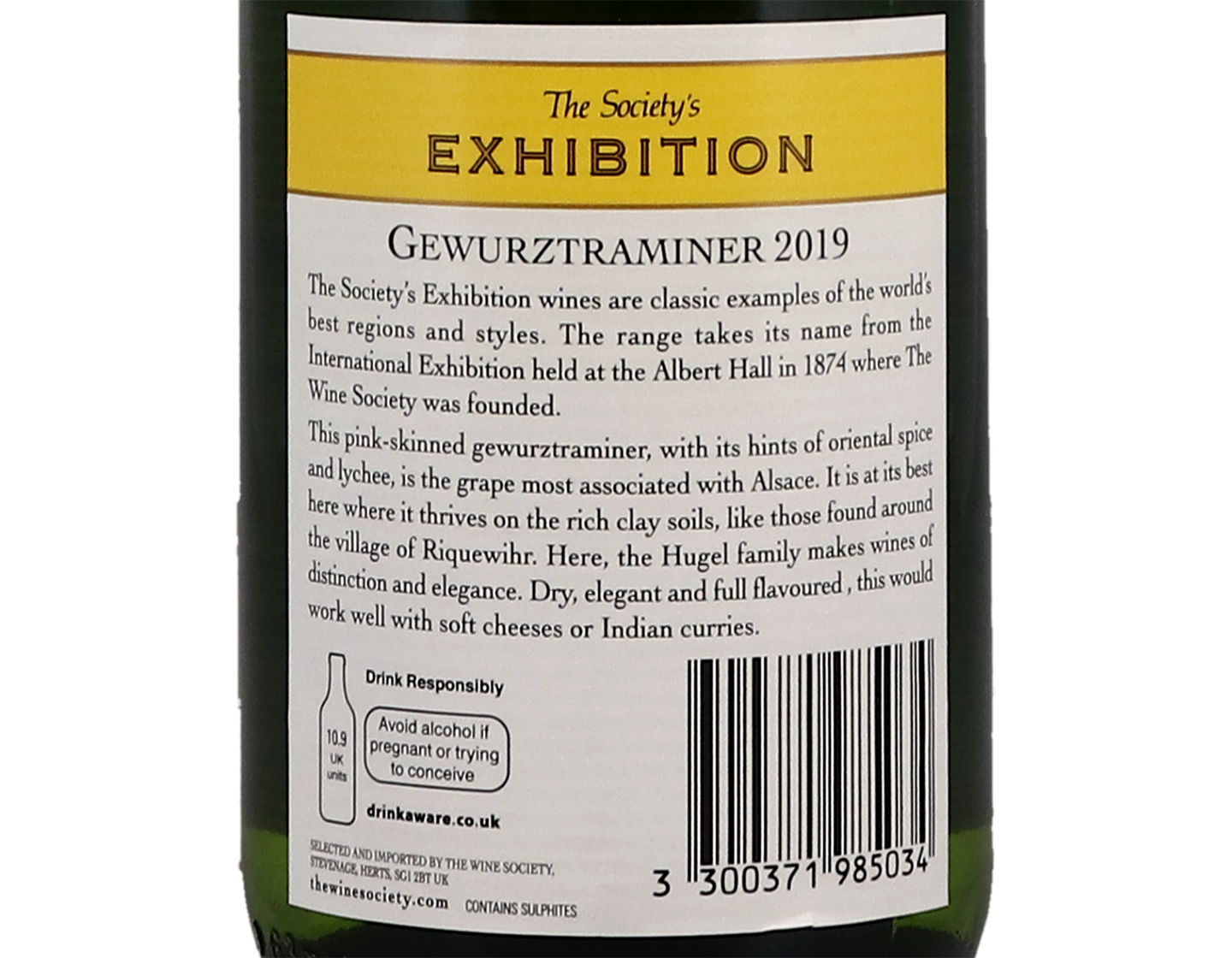 The Societys Exhibition Alsace Gewurztraminer 2019