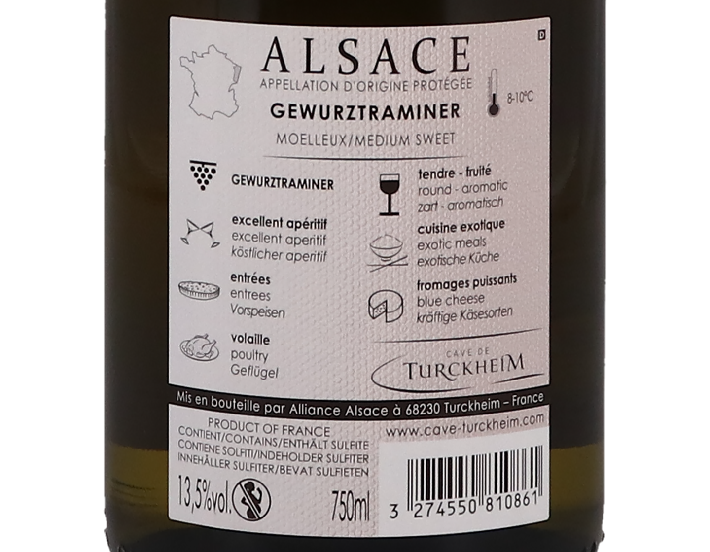 Gewurztraminer Cave de Turckheim 2021