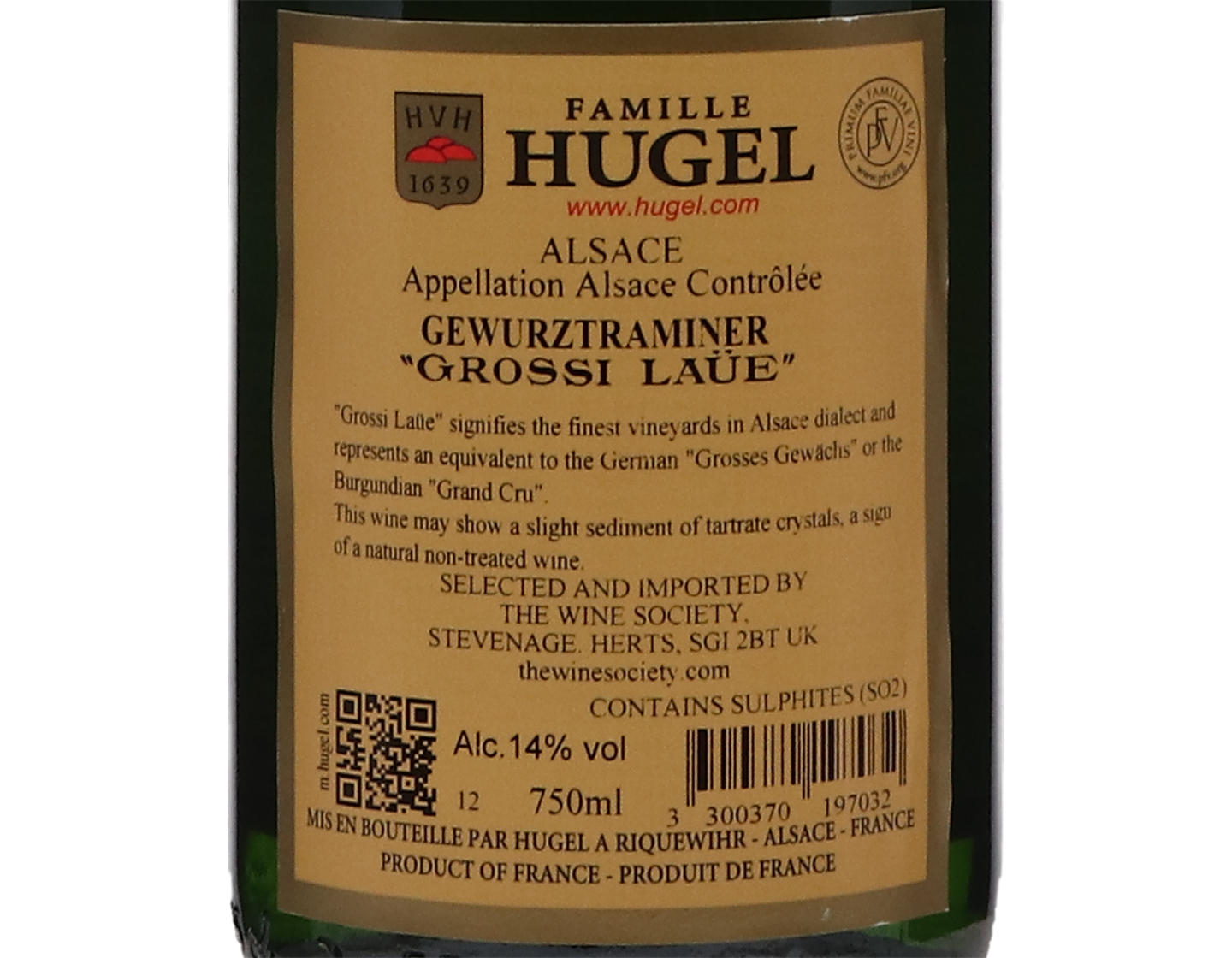 Gewurztraminer Grossi Laue Famille Hugel 2012