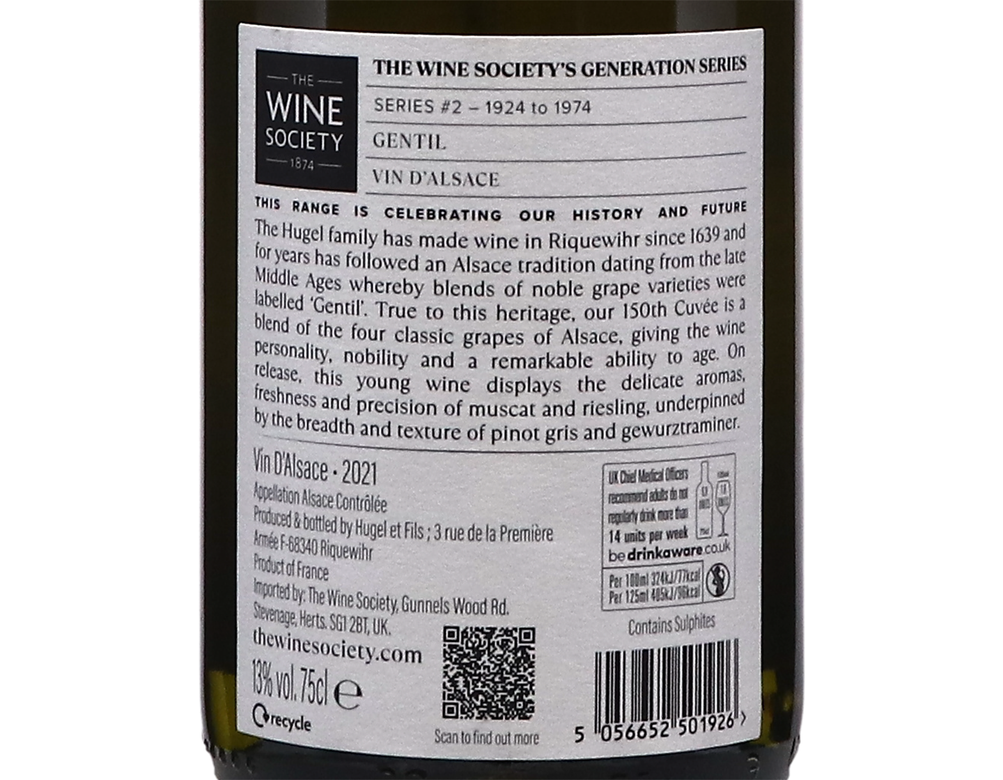 The Societys 150th Anniversary Generation Series Gentil Alsace 2021