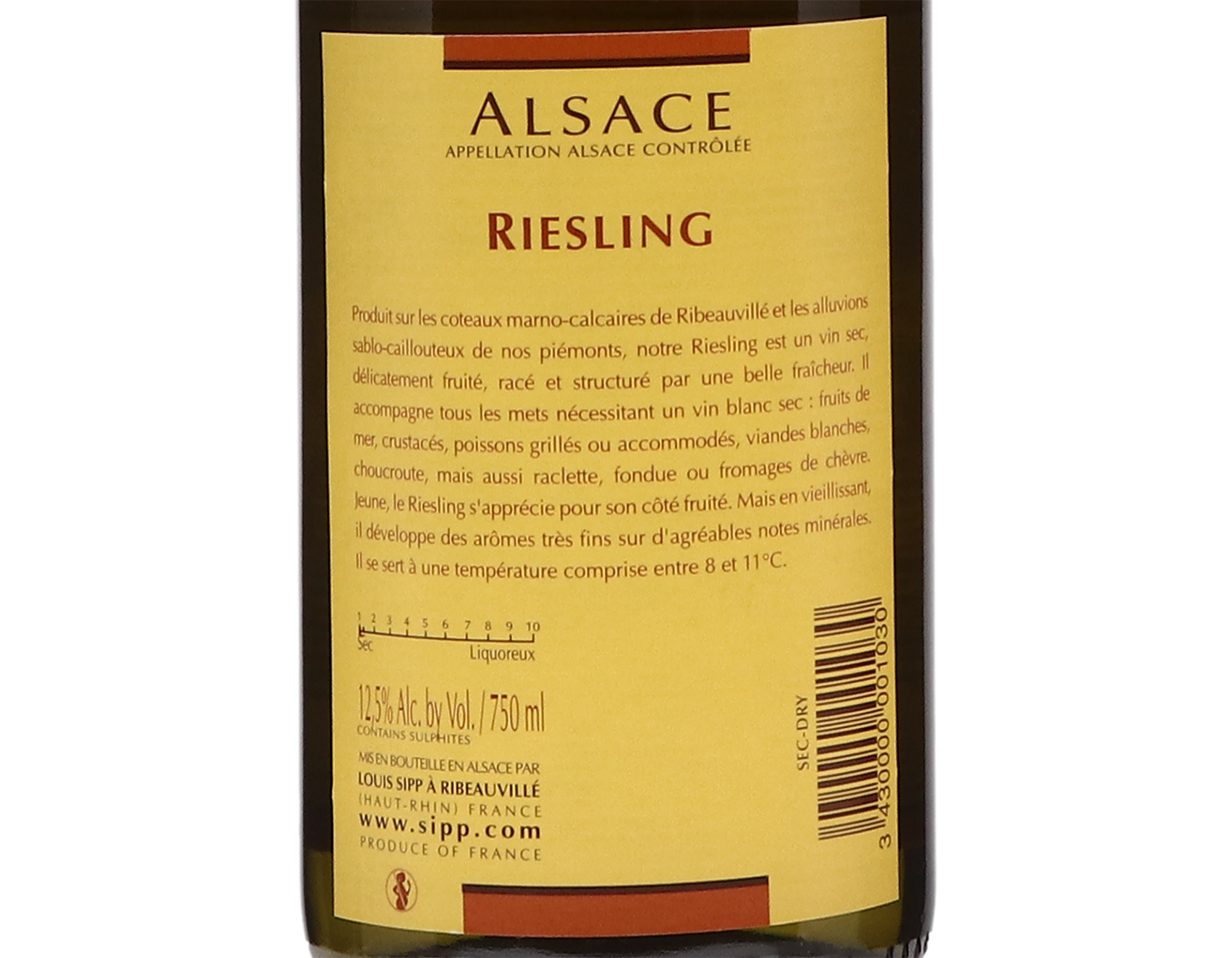 Riesling Sec Domaine Louis Sipp 2021