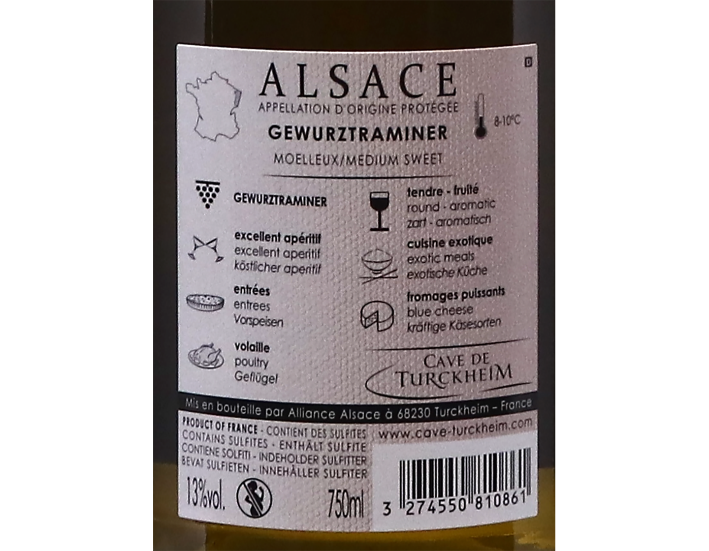 Gewurztraminer Cave de Turckheim 2023