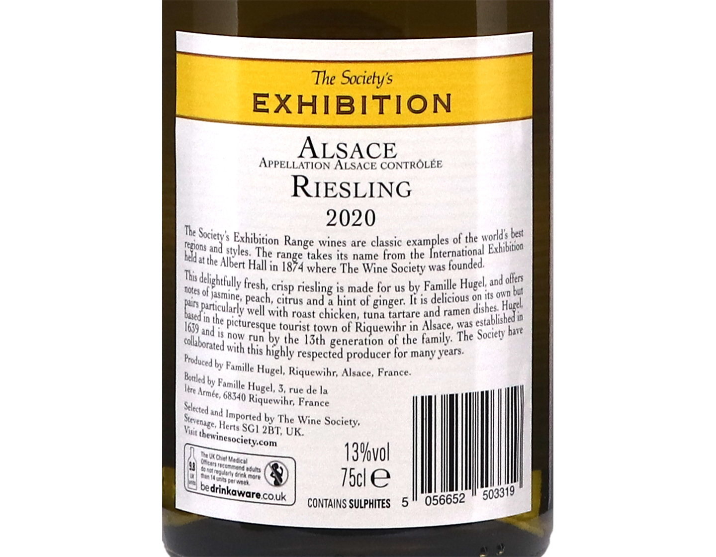 The Society's Exhibition Alsace Riesling 2020