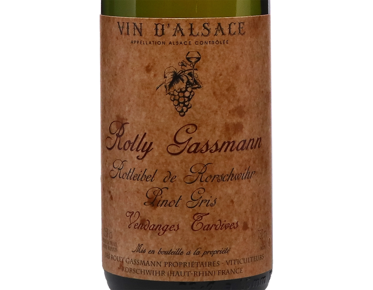 Pinot Gris Rotleibel de Rorschwihr Vendange Tardive Rolly Gassmann 1996